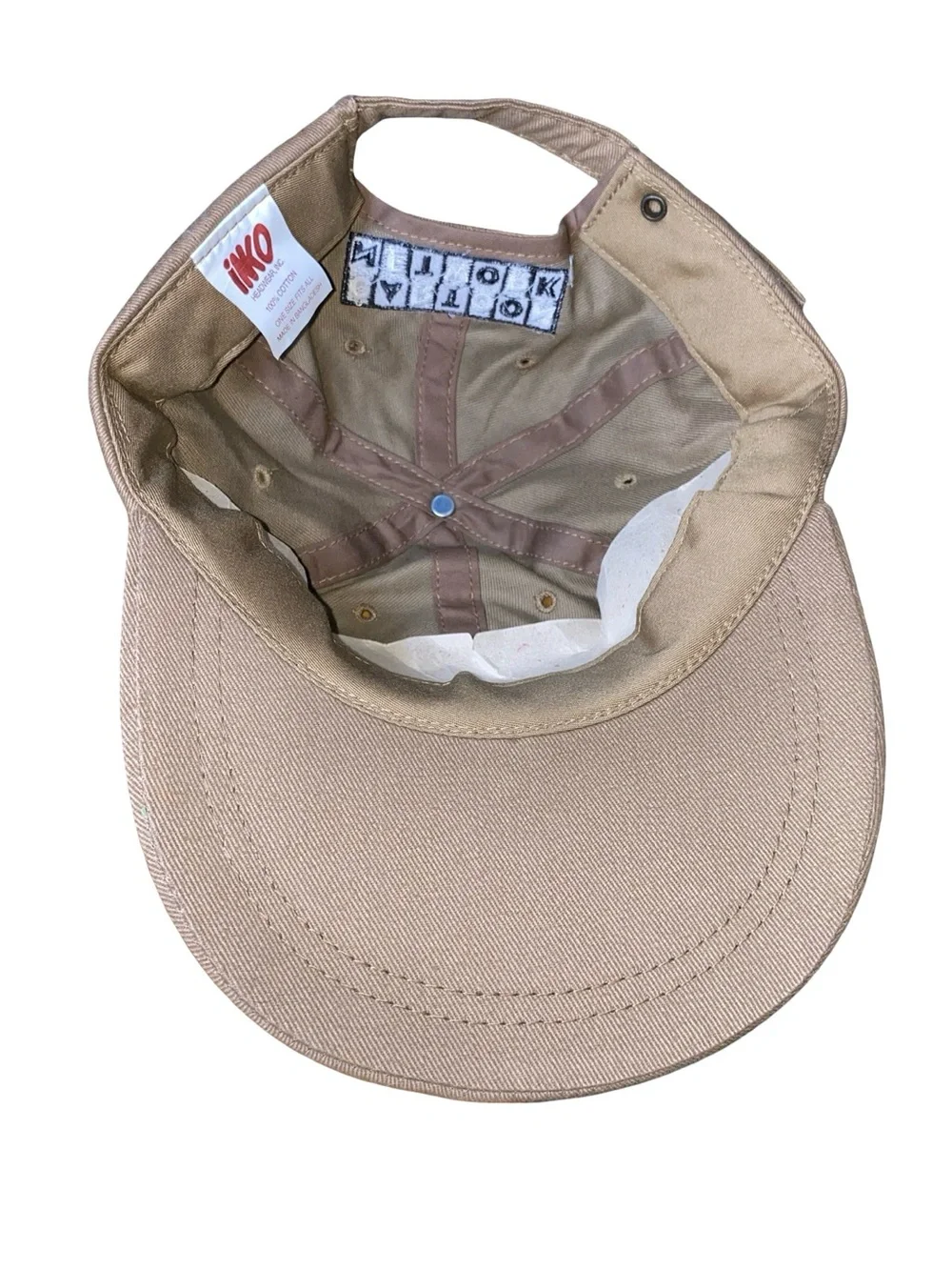 Vintage Hanna-Barbera Embroidered Dad Hat Tan Cartoon Top Cat Muttley Phooey Cap